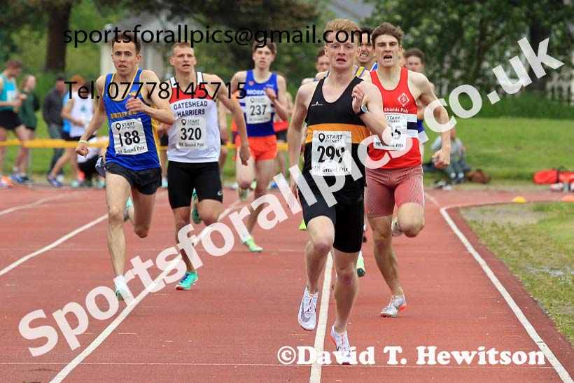 Jimmy Hedley Trophy 800 metres, NEGP 2, Monkton. Photo: David T. Hewitson/Sports for All Pics